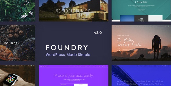 Foundry v2.0.5 - Multi-Concept, Multipurpose WordPress Theme