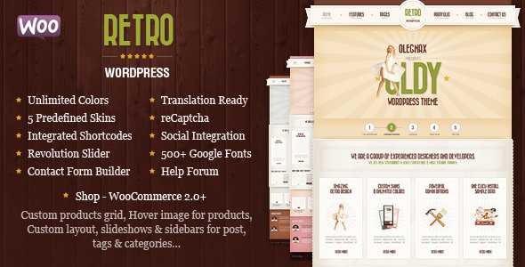 Retro v4.0.0 - Vintage WordPress Theme