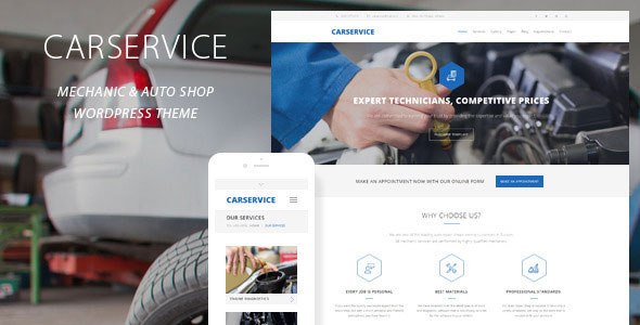 Car Service v1.5.1 - Mechanic Auto Shop HTML Template