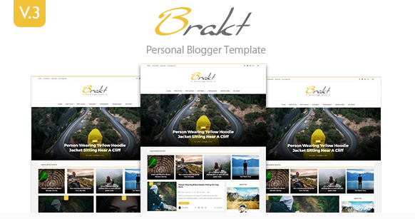 Brakt - Personal Blogger Template ver 3.0.0