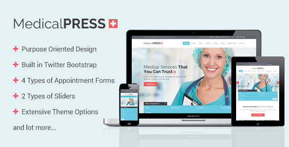 MedicalPress - Health and Medical WordPress Theme ver 1.6.1