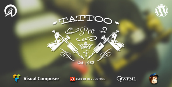 Tattoo Pro - Your Tattoo Shop WordPress Theme ver1.7.3