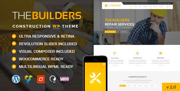 The Builders - Construction WordPress Theme ver2.2