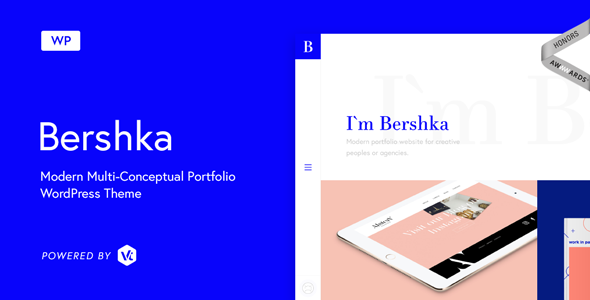 Bershka - Modern Multi-Conceptual Portfolio WordPress Theme ver1.0.4