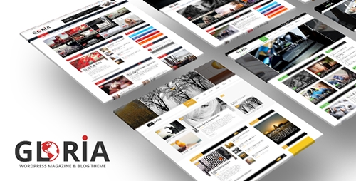 Gloria - Multiple Concepts Blog Magazine WordPress Theme ver1.7.3