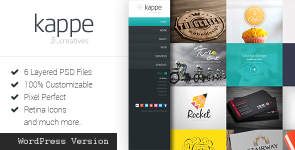 Kappe - Full Screen Portfolio & Blog WP Theme ver2.1