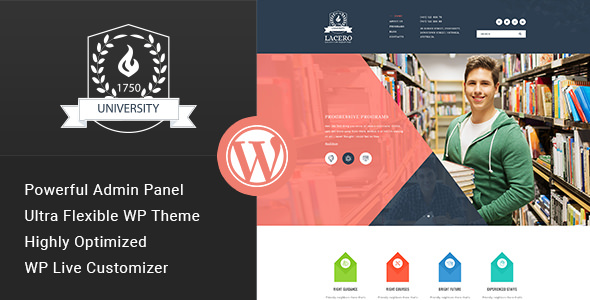 Lacero - Education & University WordPress Theme ver1.0