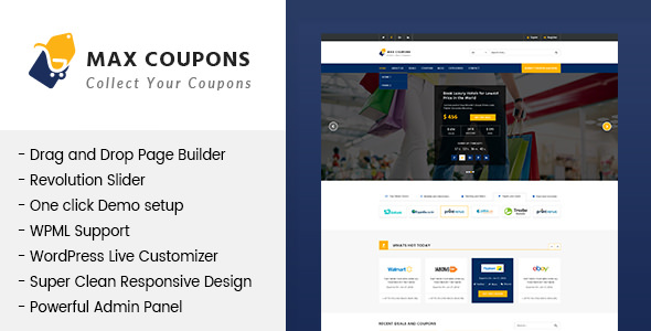 Max Coupons - Couponry & Deals WordPress Theme ver1.0