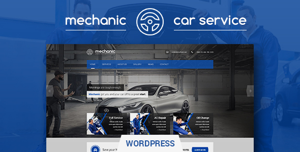 Mechanic - Car Service & Workshop WordPress Theme ver1.5.2