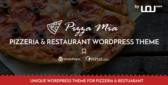 PizzaMia - Restaurant and Pizza WordPress Theme ver1.1