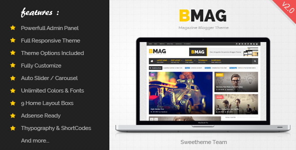 BMAG v2.0 Magazine Responsive Blogger Template 2.0BMAG v2.0 Magazine Responsive Blogger Template 2.0